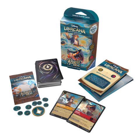 Disney Lorcana TCG: Azurite Sea - Starter Deck (Set of 2)