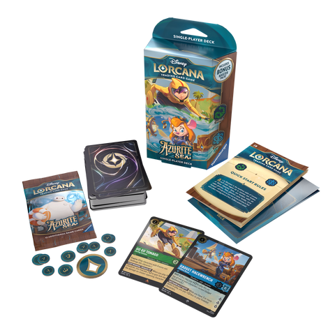 Disney Lorcana TCG: Azurite Sea - Starter Deck (Set of 2)