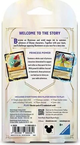 Disney Lorcana: Fabled Starter Deck - Amber & Sapphire Ariel & Mulan