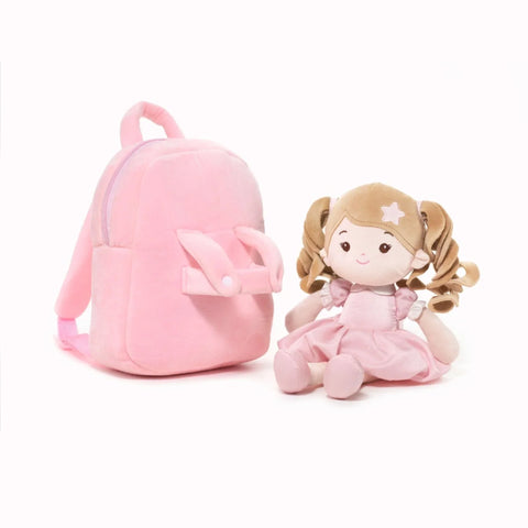 Personalized Princess Starlet Doll Backpack - Pink