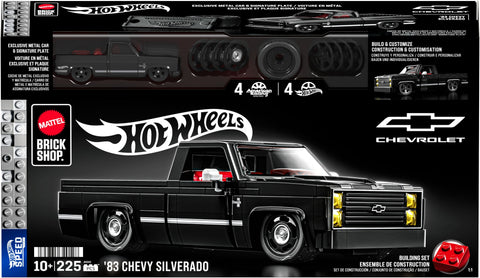 Mattel Brick Shop Hot Wheels '83 Chevy Silverado Building Set