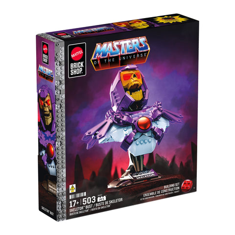Mattel Brick Shop Masters of the Universe Buildable Skeletor Bust