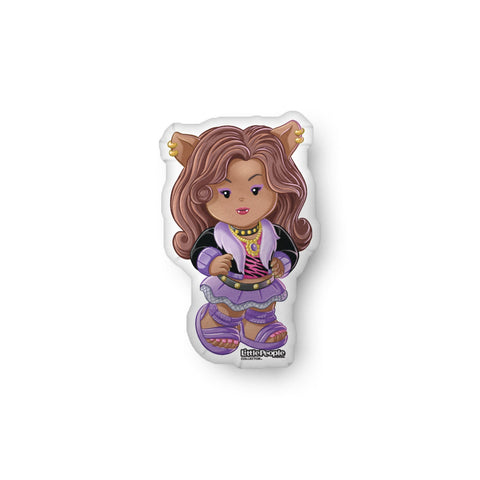 Little People Collector Monster High Clawdeen Wolf White Pillow