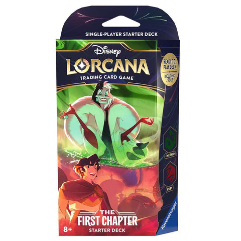 Disney Lorcana TCG: The First Chapter - Starter Deck (Emerald & Ruby)