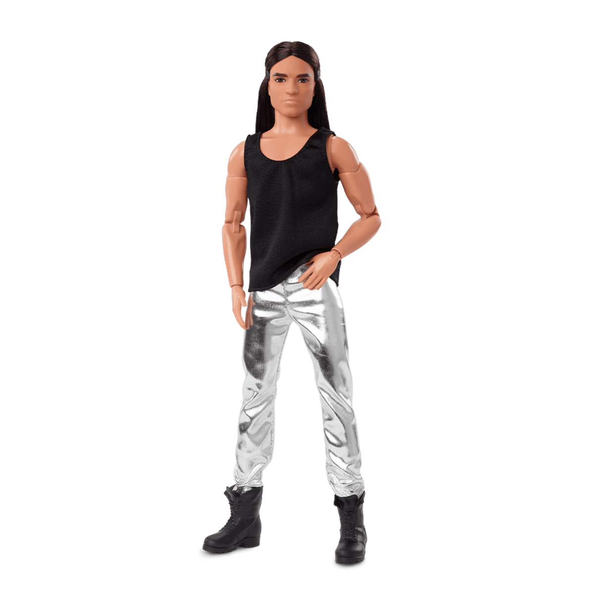 Barbie Looks Doll (Ken Doll Long Brunette Hair)