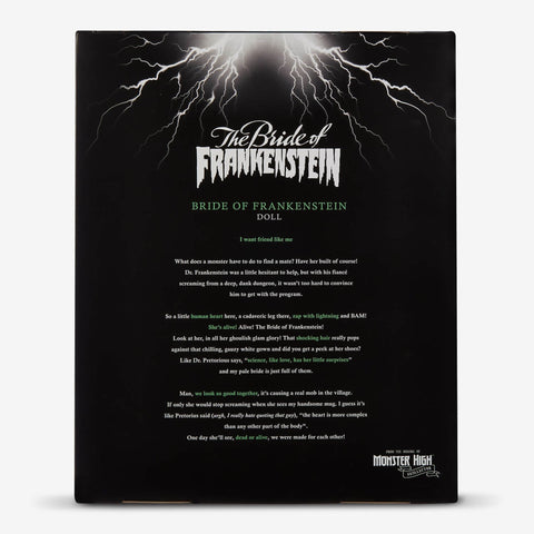 Frankenstein & Bride of Frankenstein Monster High Skullector Doll Set