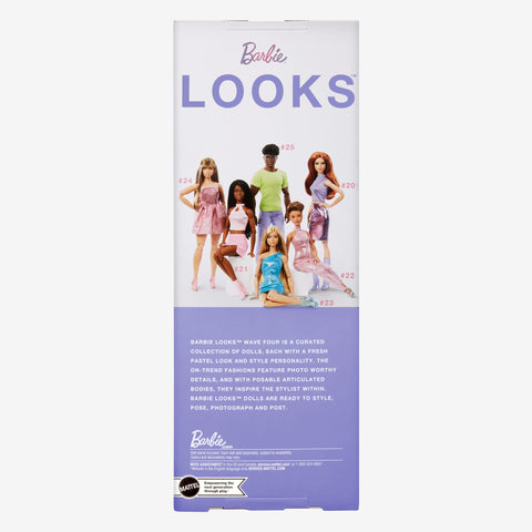 Barbie Looks Doll #24 (Curvy, Long Brown Hair)